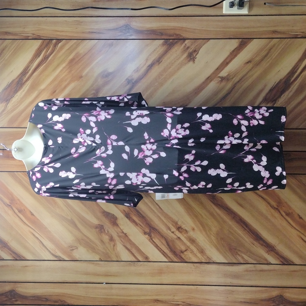 NWT London Times Floral Dress, Women's Size 2X - Picture 3 of 7
